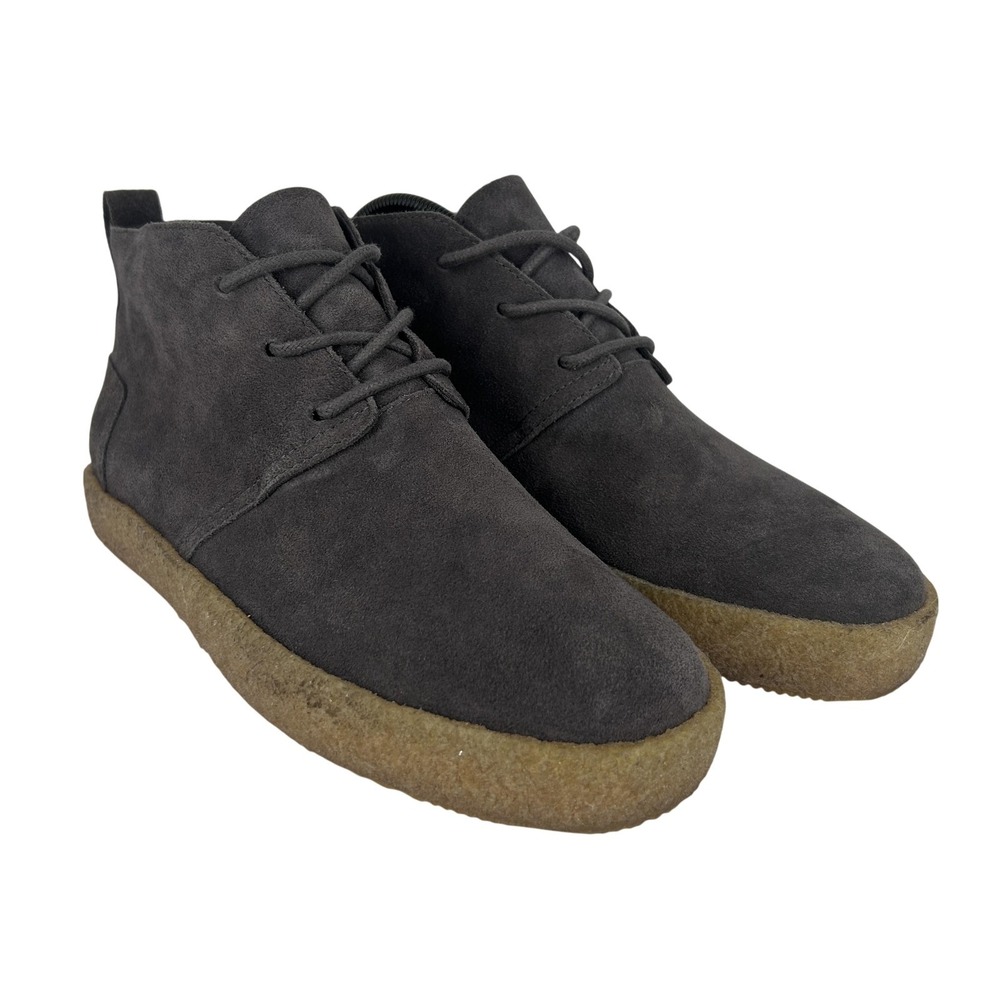 TOMS Boots Mens Size 9 Fremont Suede Chukka Ankle Casual Comfort Lined Shoes